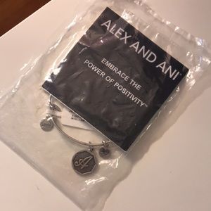 NWT Alex and Ani bracelet (letter “A” gem)